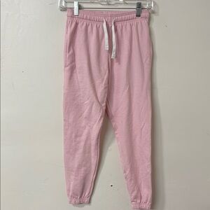 Pink Elastic Cuff Sweatpants with Relaxed Fit nwot